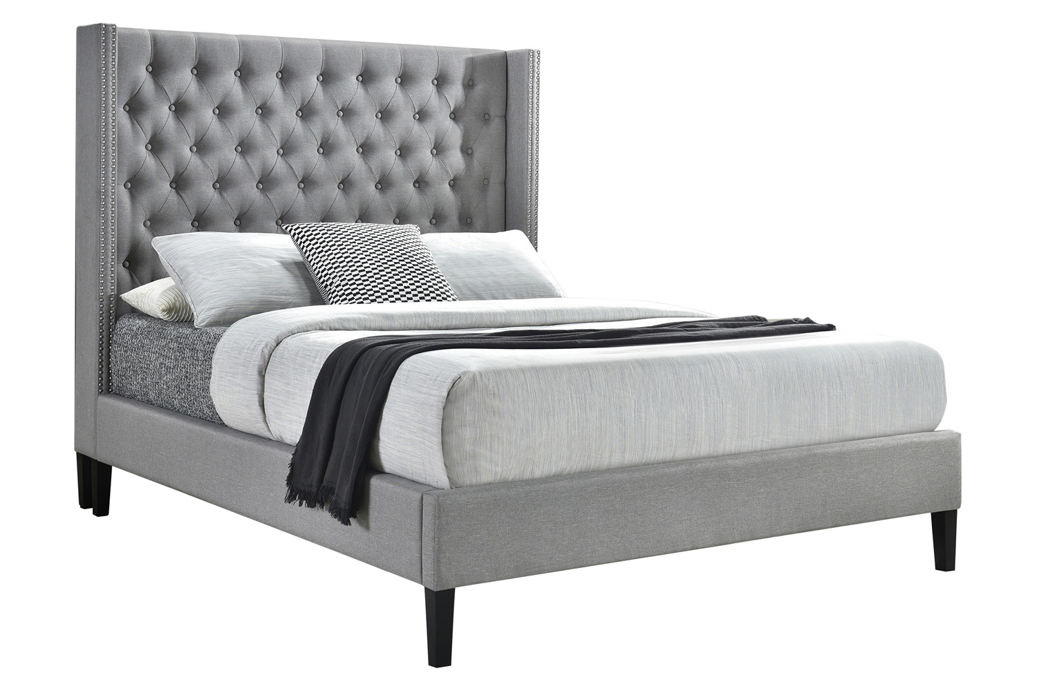 Coaster - Summerset Full Button Tufted Upholstered Bed