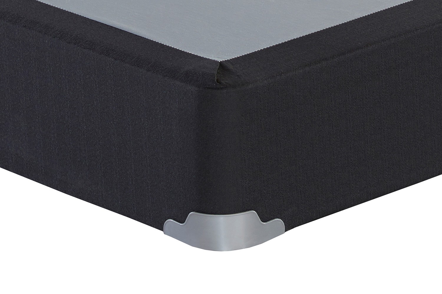 Coaster 2-Piece Upholstered Eastern King Foundation - Charcoal Gray