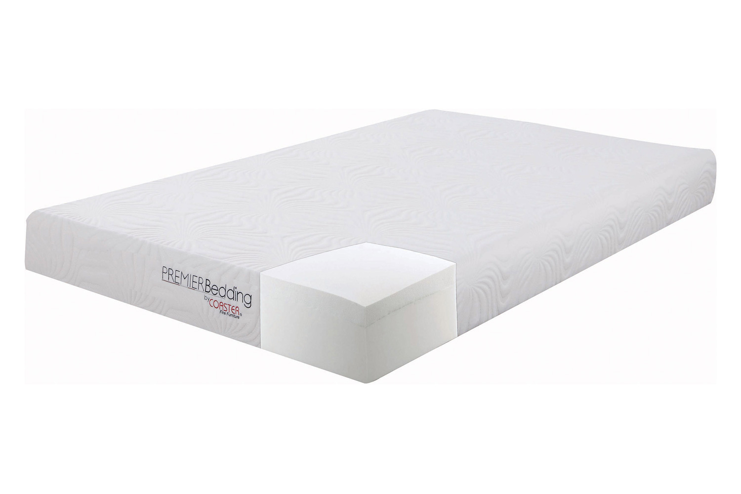 Coaster Keegan Twin Long Memory Foam Mattress - White