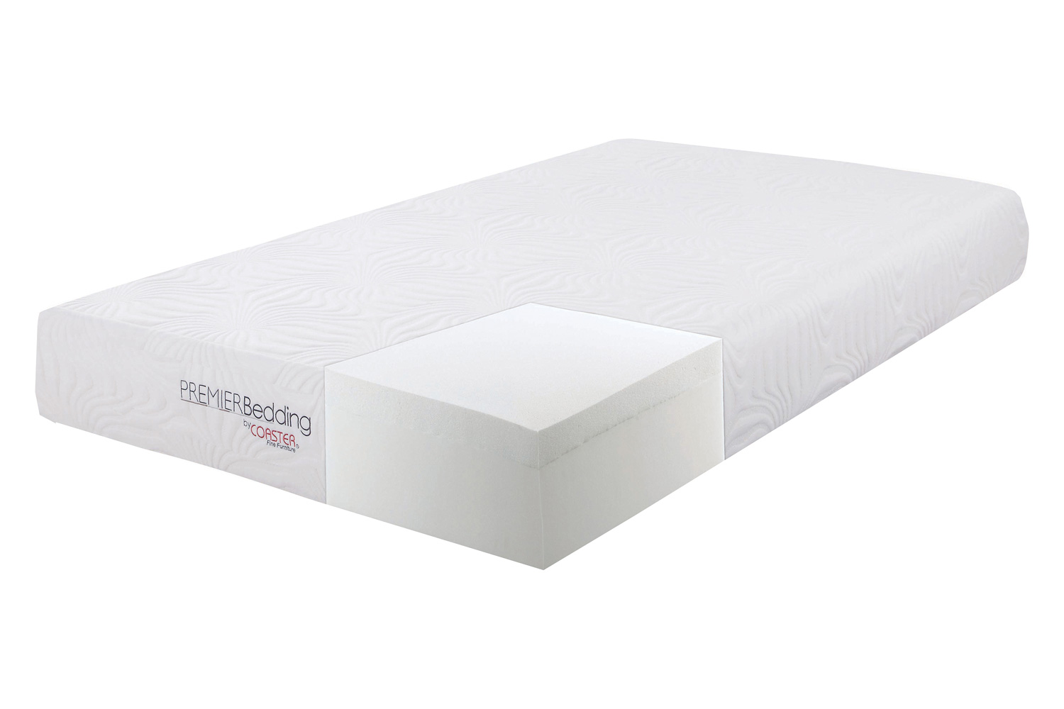 Coaster Key Full Memory Foam Mattress - White