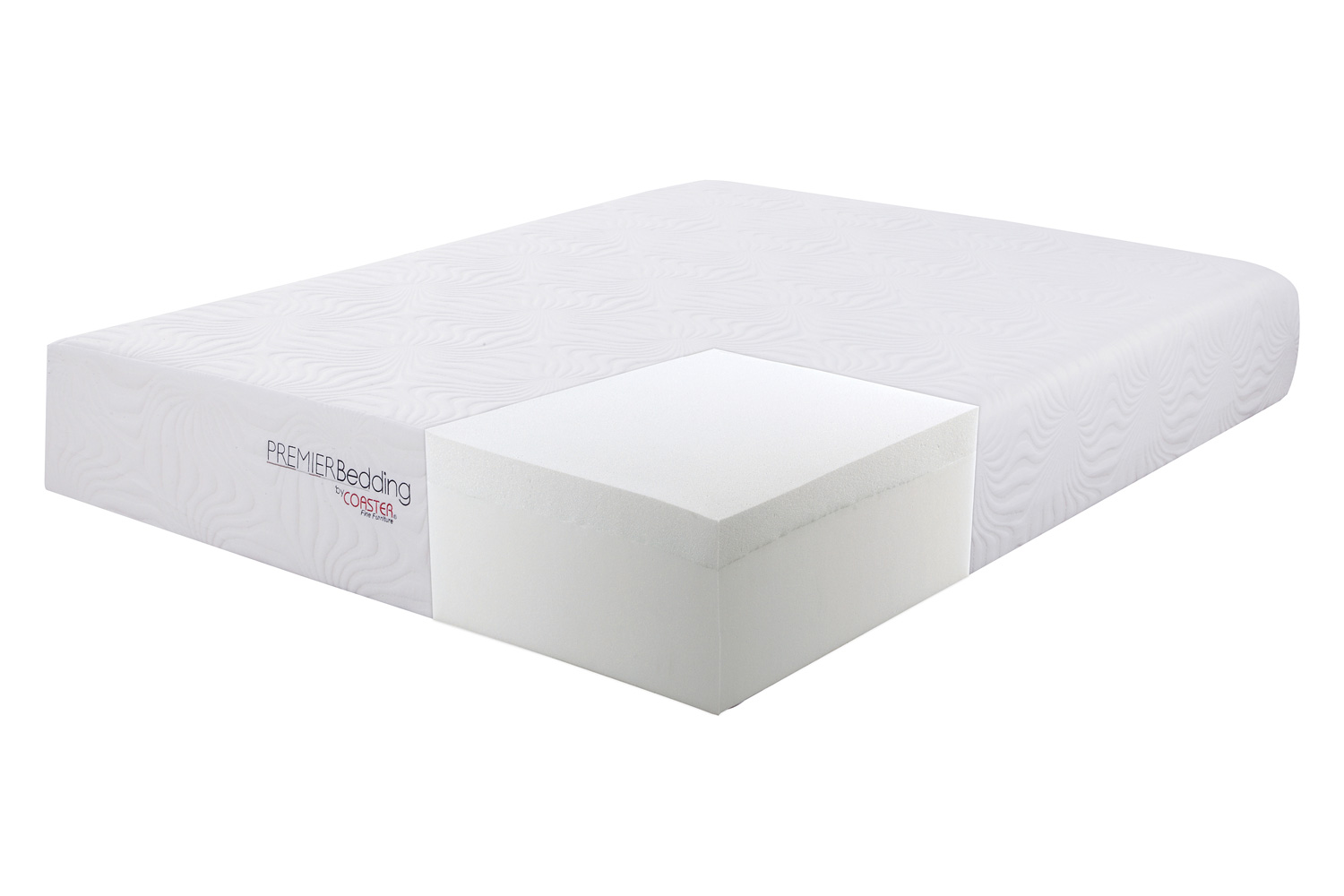 Coaster Ian Queen Memory Foam Mattress - White