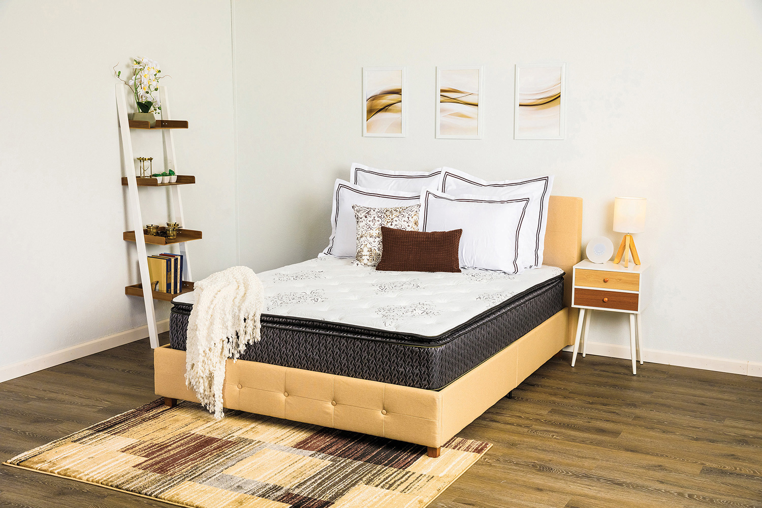 Coaster Freya Queen Mattress - Gray