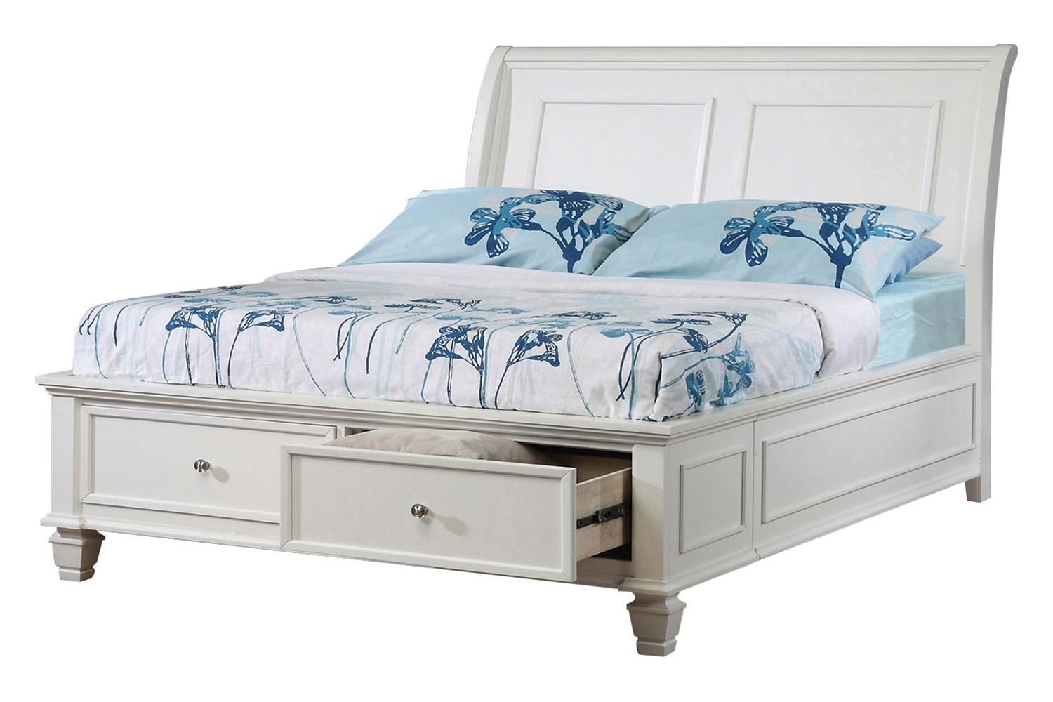 Coaster - Selena Full Sleigh Bed with Footboard Storage