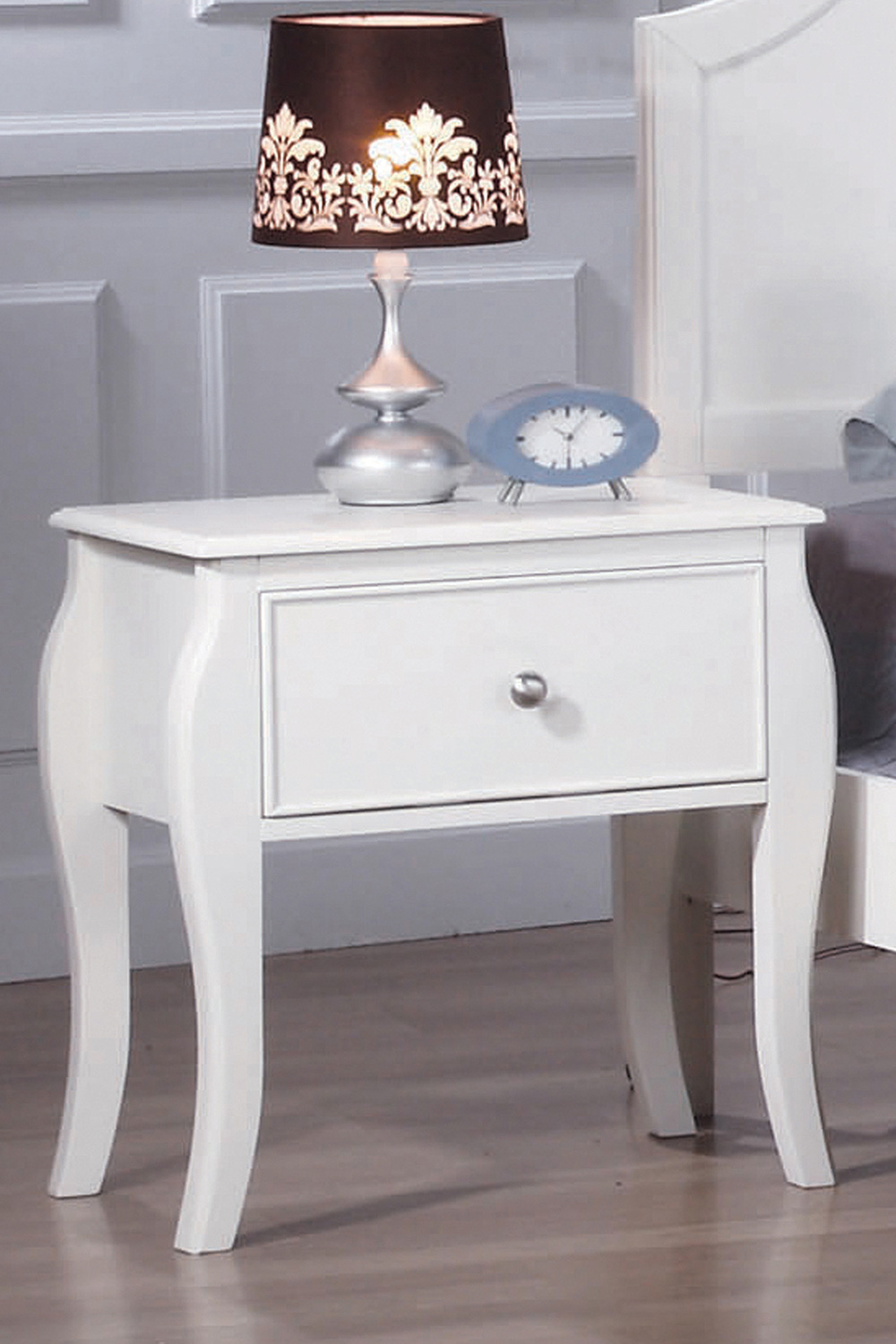 Coaster - Dominique 1-Drawer Nightstand in White