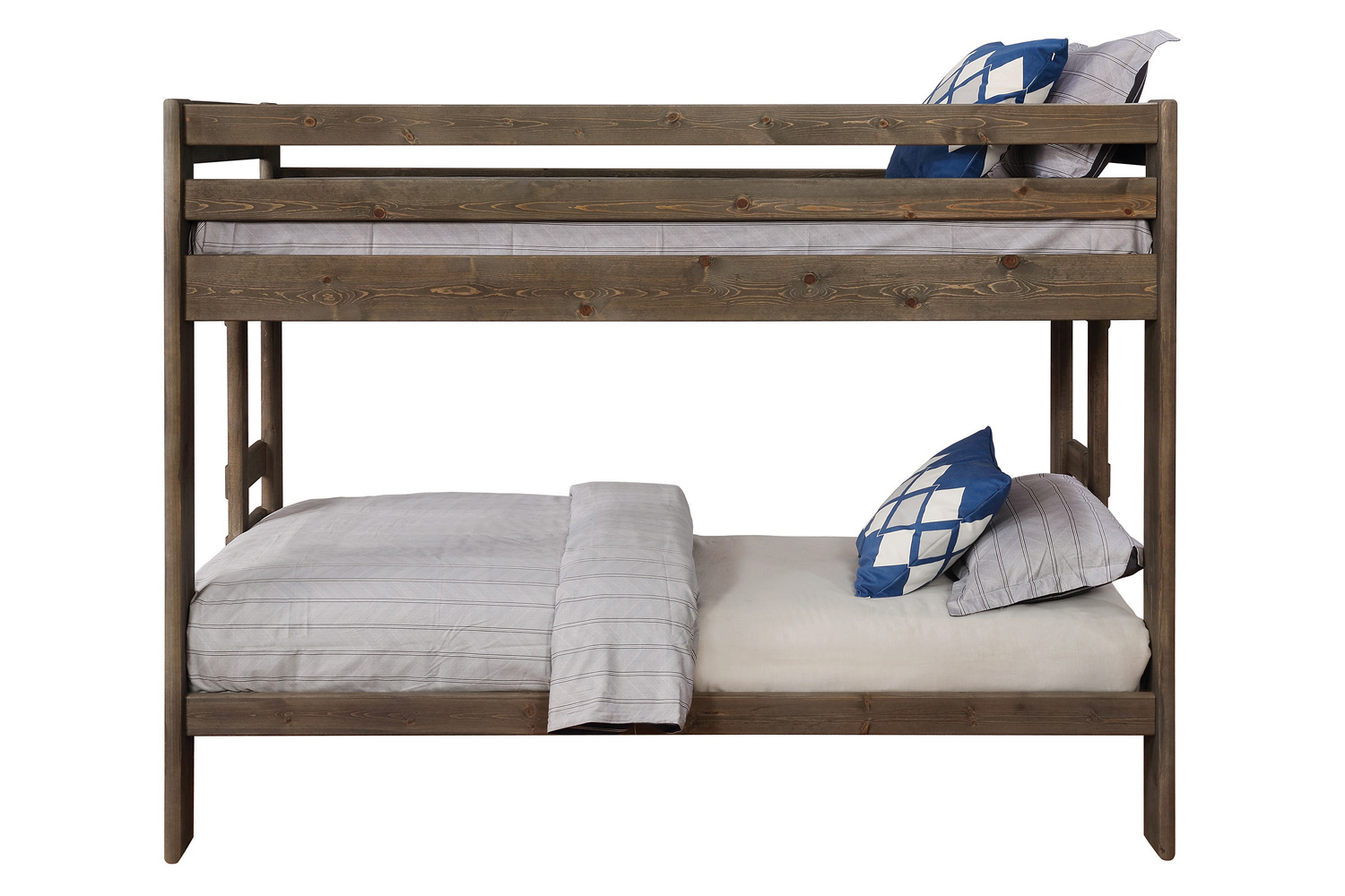 Coaster Wrangle Hill Twin Over Twin Bunk Bed - Gun Smoke