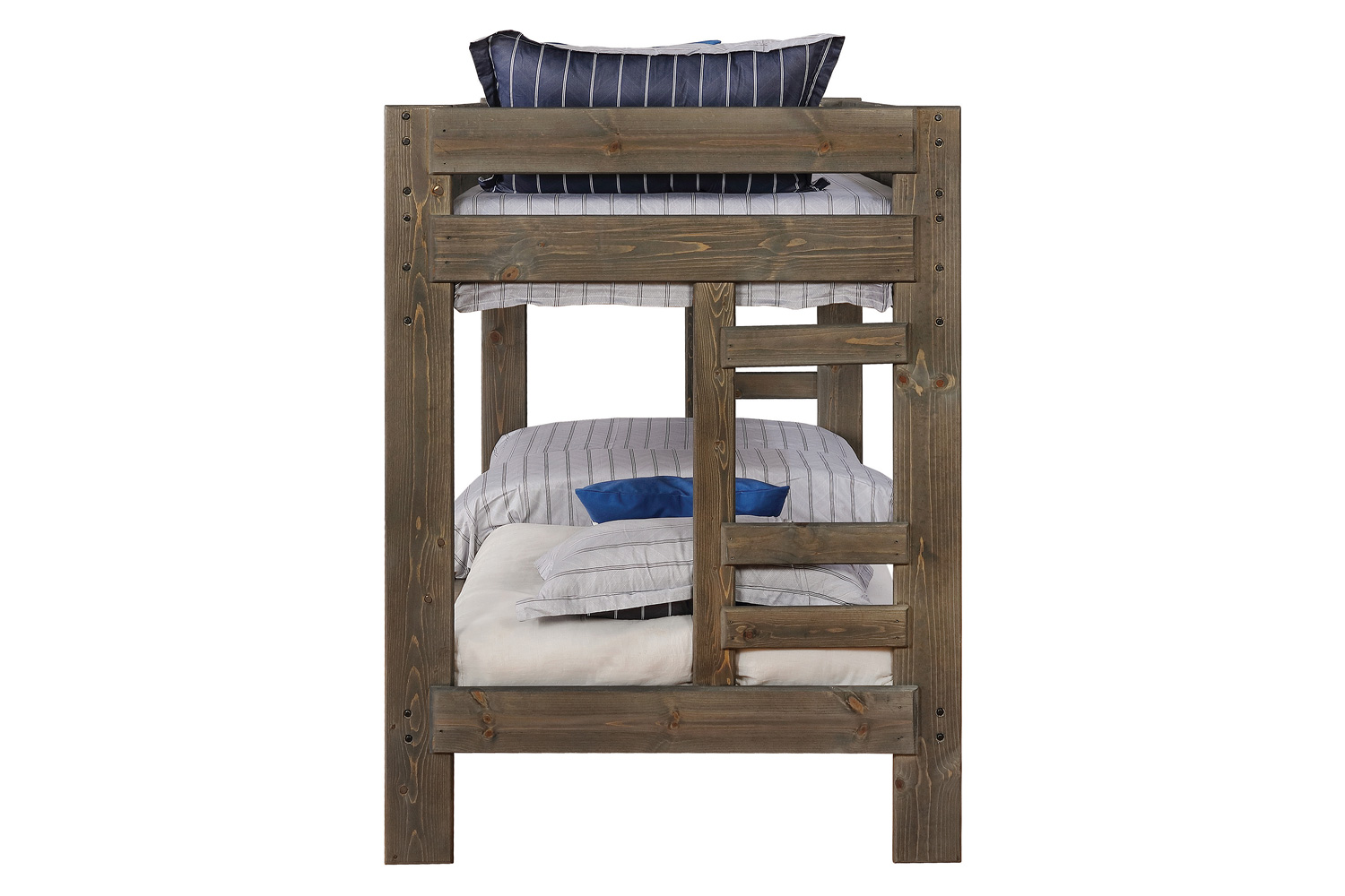 Coaster Wrangle Hill Twin Over Twin Bunk Bed - Gun Smoke