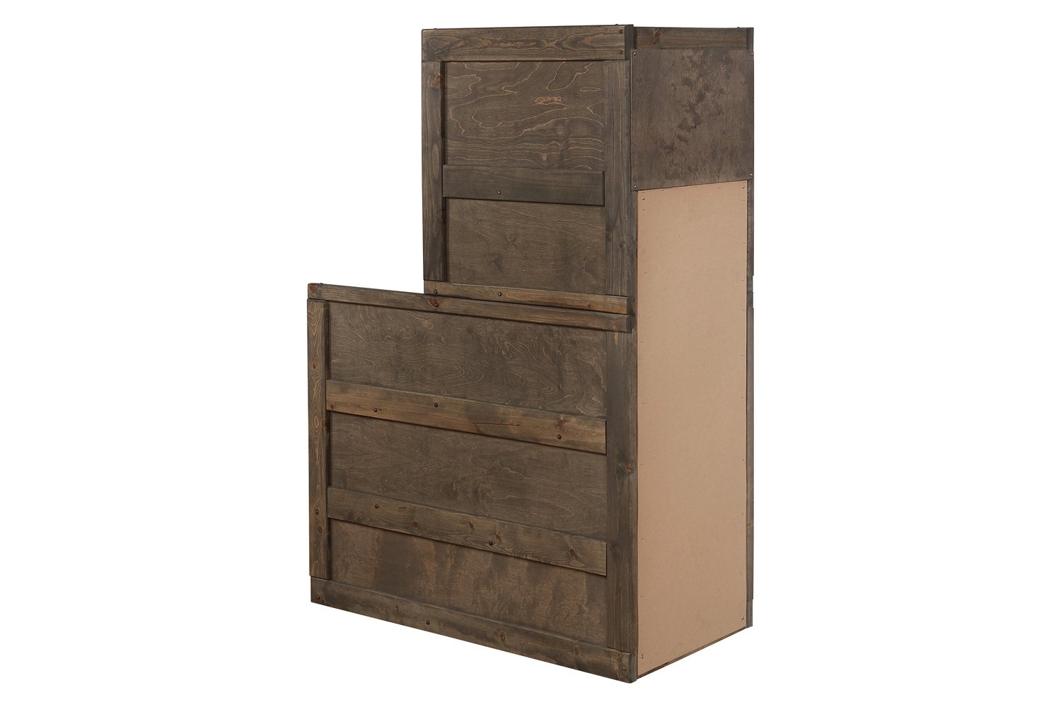 Coaster Wrangle Hill 4-Drawer Stairway Chest - Gun Smoke