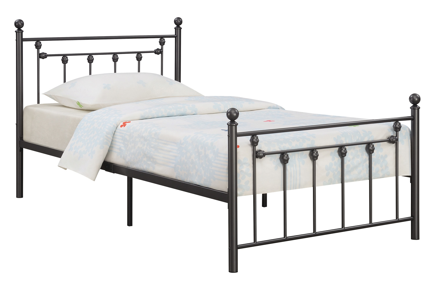 Coaster - Canon Metal Slatted Headboard Platform Full Bed