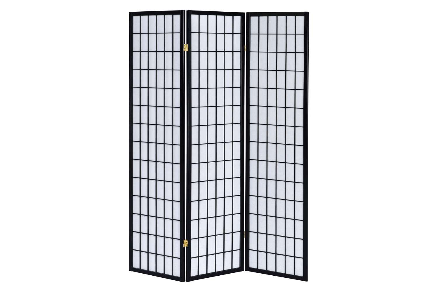 Coaster 3-Panel Folding Screen - Black/White