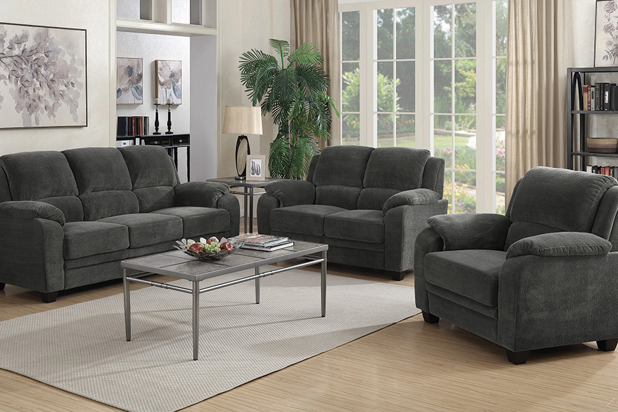Coaster Northend Upholstered Chair - Charcoal