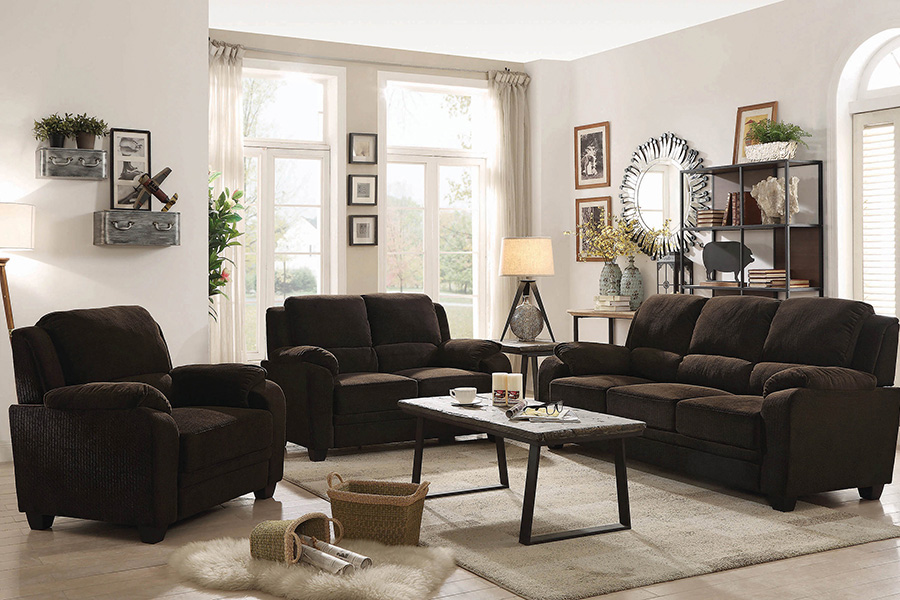 Coaster Northend Upholstered Chair - Chocolate