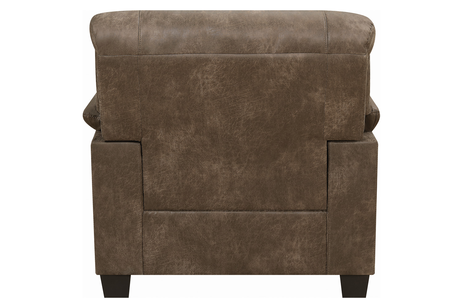 Coaster - Meagan Upholstered Chair With Pillow Top Arms in Brown