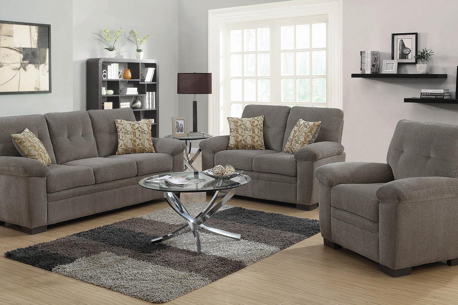 Coaster Fairbairn Upholstered Chair - Oatmeal