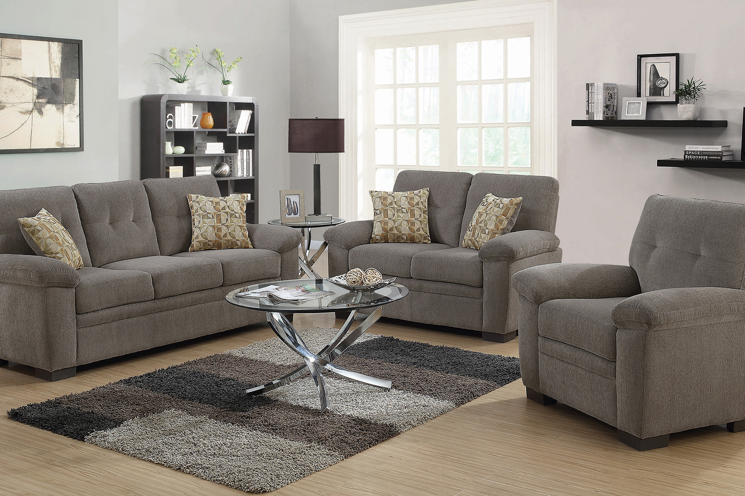 Coaster Fairbairn Upholstered Chair - Oatmeal