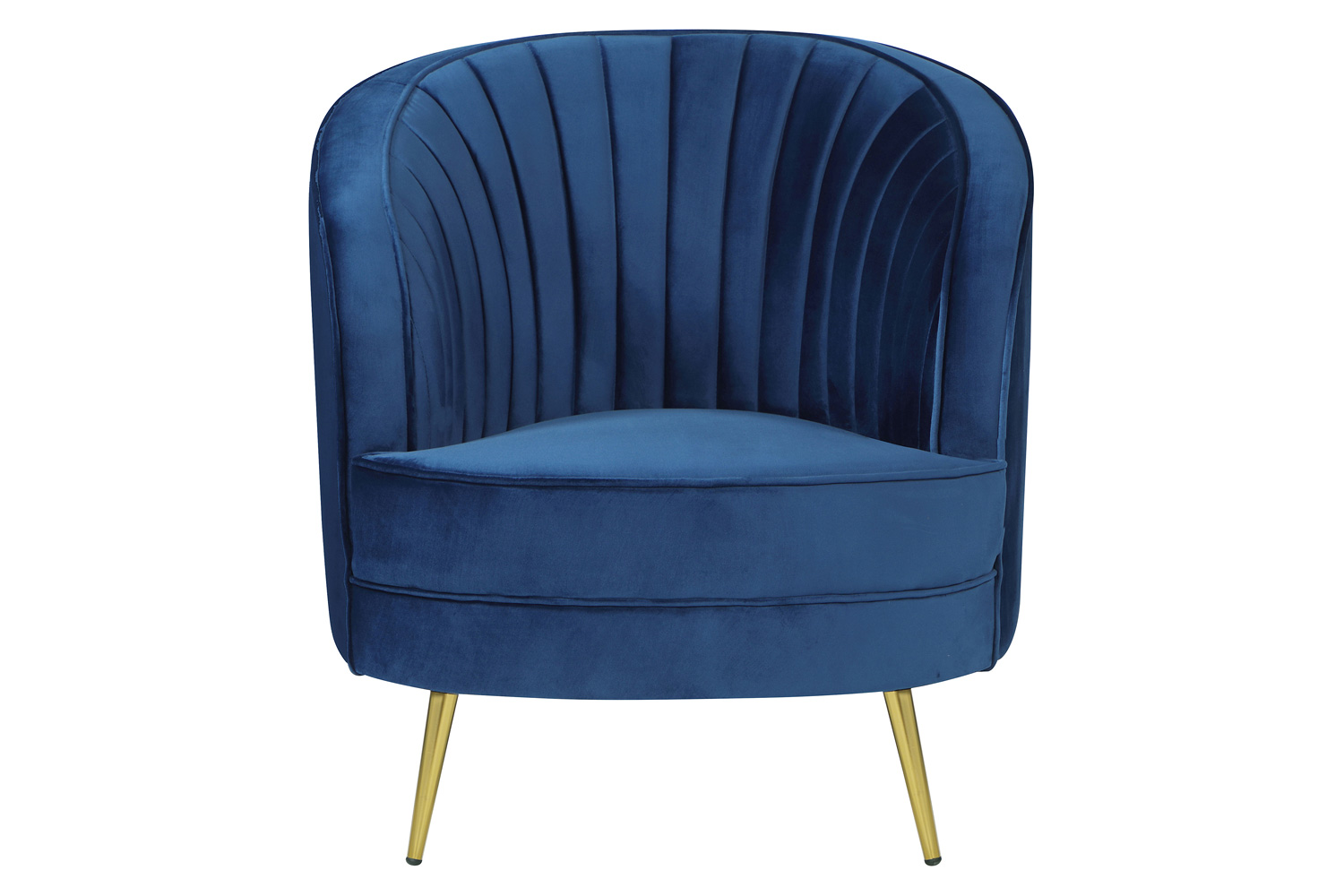 Coaster Sophia Camel Back Living Room Set with Chair - Blue