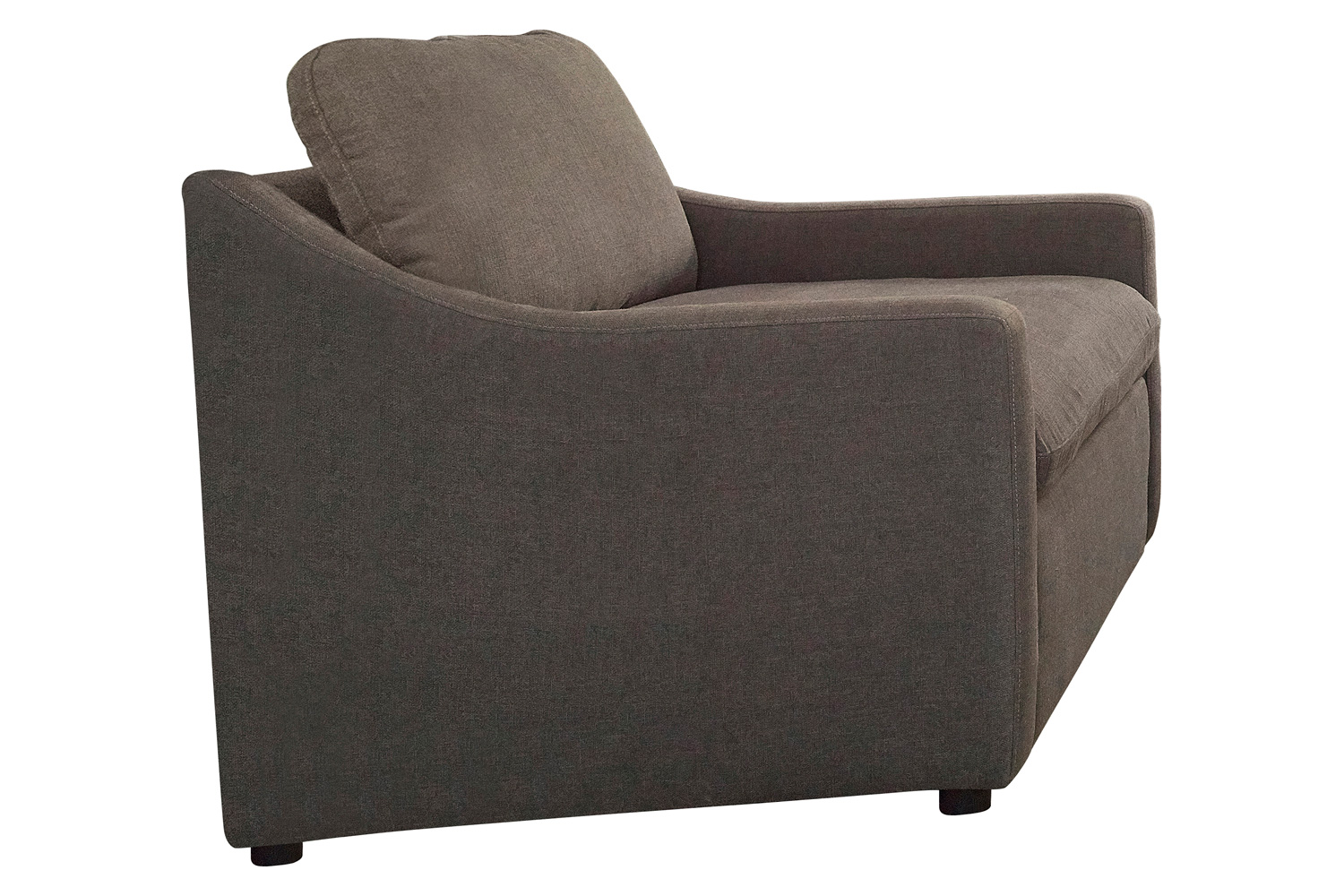 Coaster - Contrary Reversible Cushion Chair in Charcoal