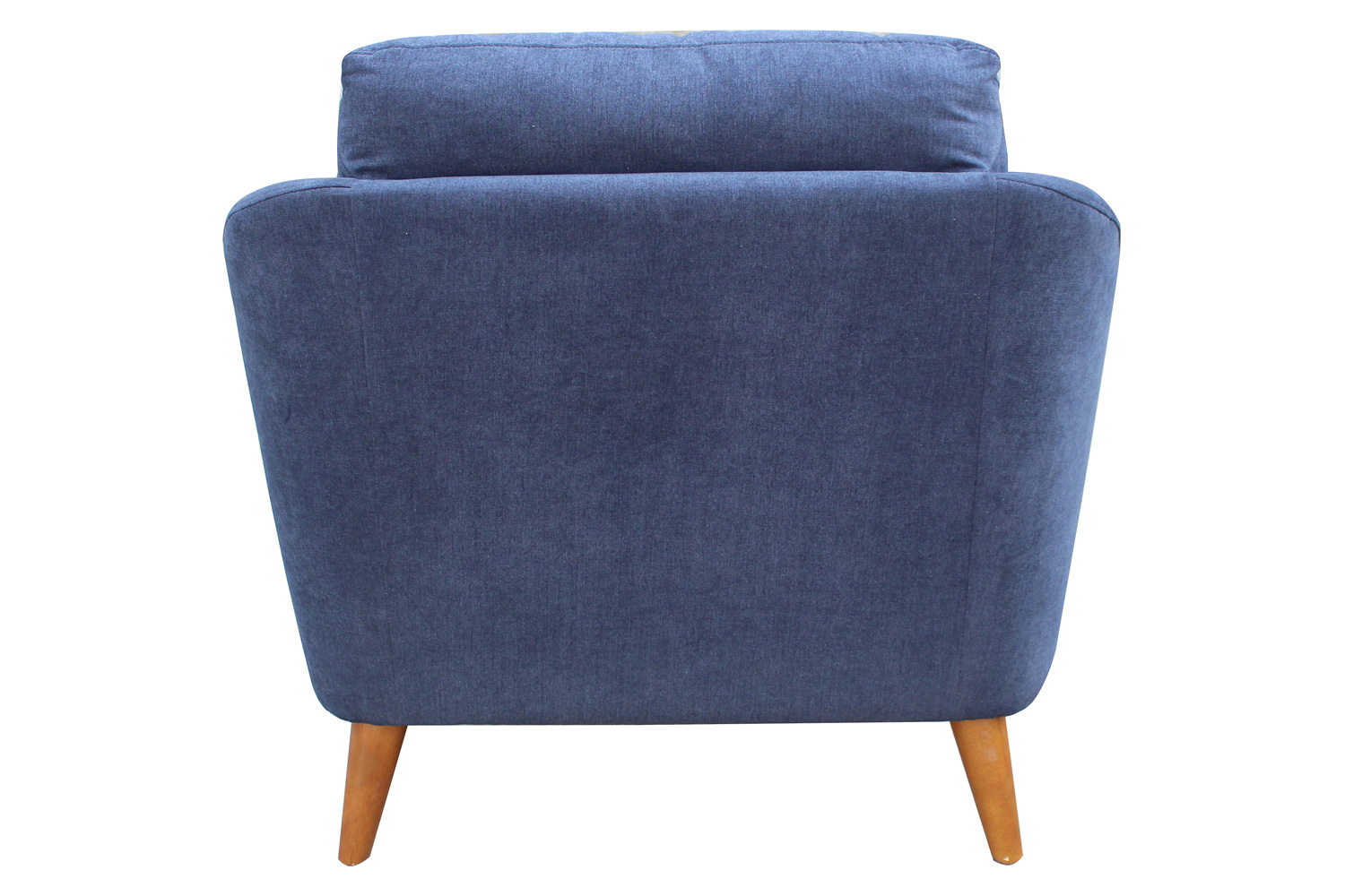 Coaster - Gano Sloped Arm Upholstered Chair in Navy Blue