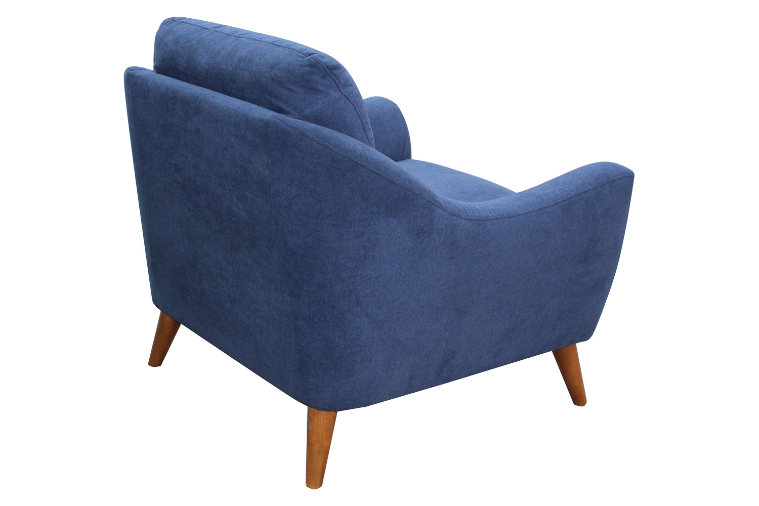 Coaster - Gano Sloped Arm Upholstered Chair in Navy Blue