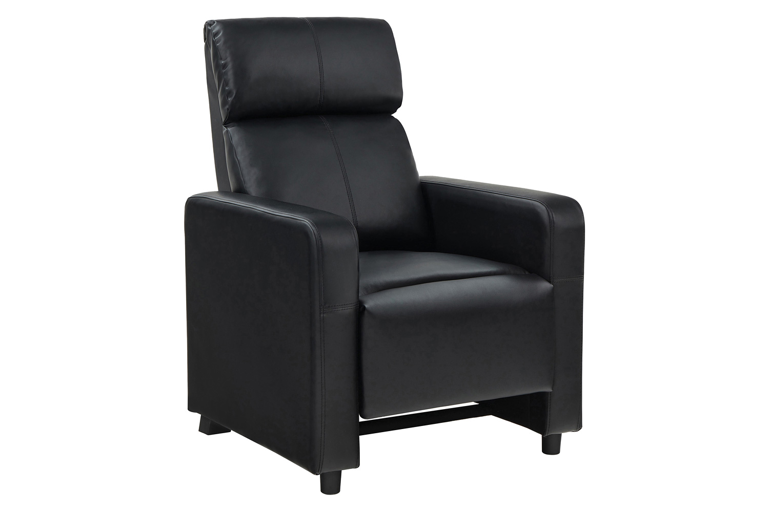 Coaster - Toohey Upholstered Tufted Recliner Living Room Set in 3 Recliners, Black