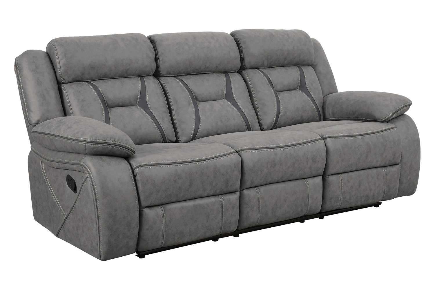 Coaster Higgins Upholstered Tufted Living Room Set - Gray