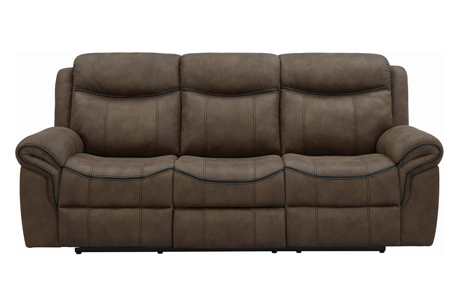 Coaster Sawyer Pillow Top Arm Motion Sofa - Macchiato