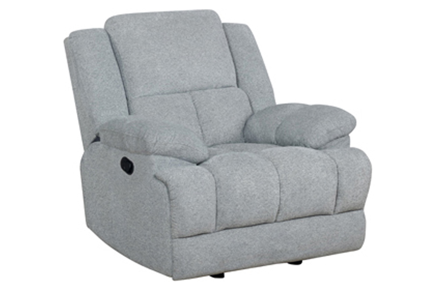 Coaster Waterbury Upholstered Glider Recliner - Gray