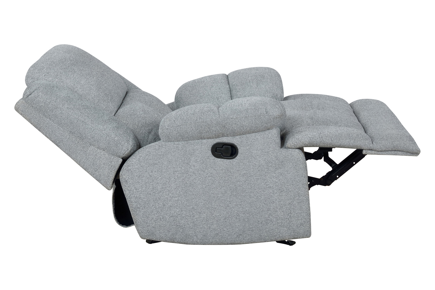 Coaster Waterbury Upholstered Glider Recliner - Gray