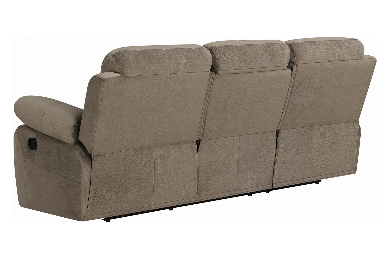 Coaster Myleene Motion Sofa with Drop-Down Table - Mocha
