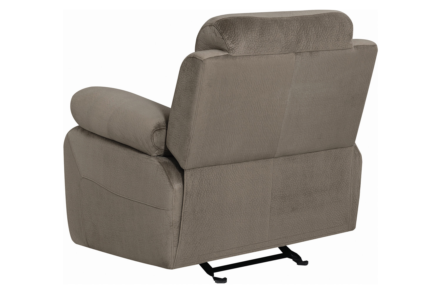 Coaster Myleene Pillow Top Arm Glider Recliner - Mocha
