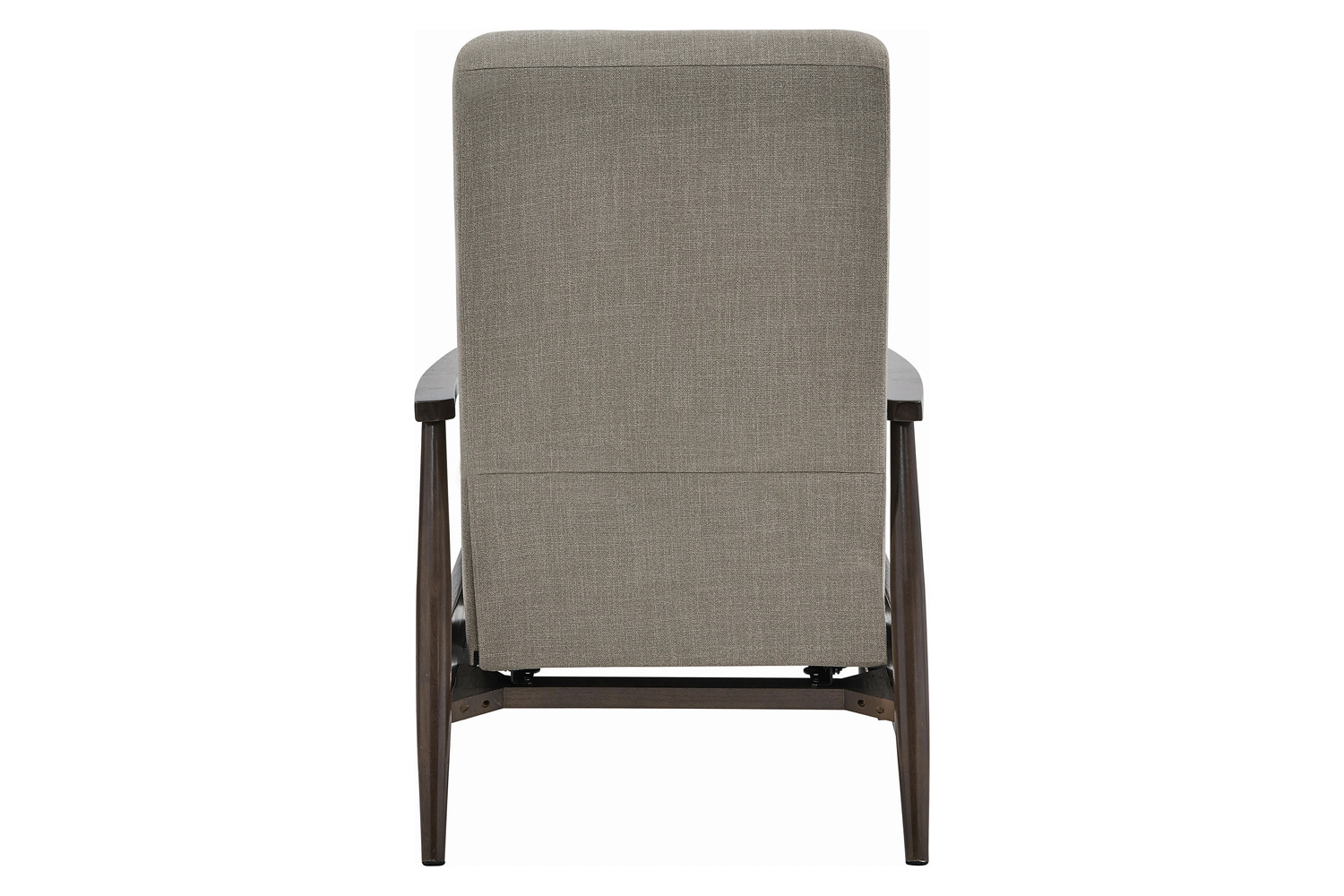 Coaster Upholstered Push-Back Recliner - Cream