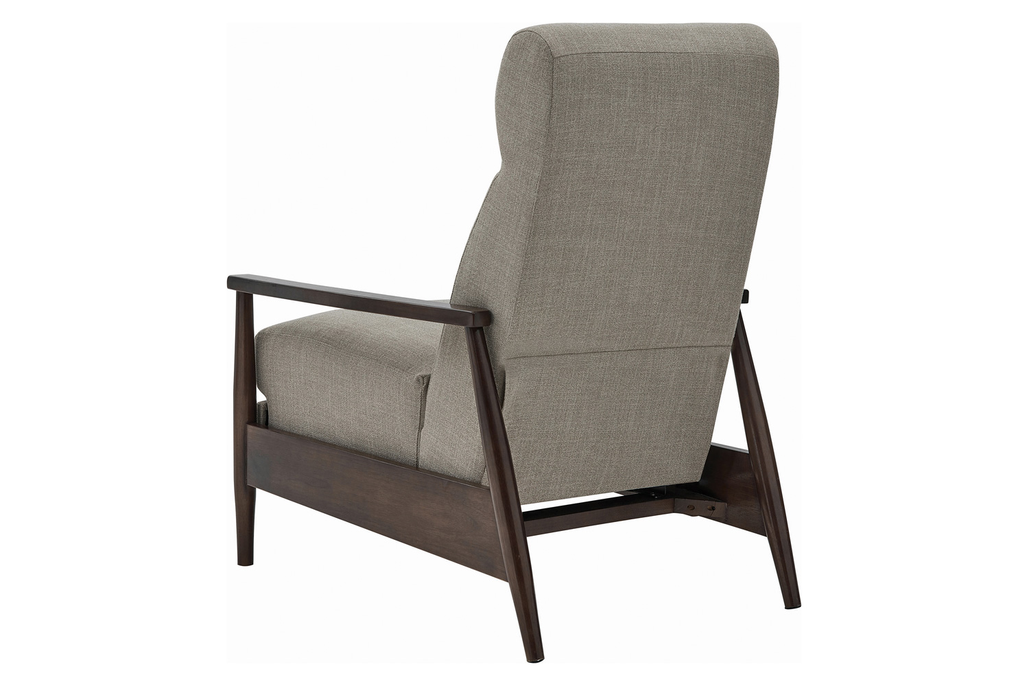 Coaster Upholstered Push-Back Recliner - Cream