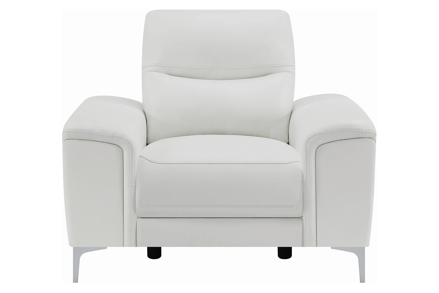 Coaster - Largo Upholstered Power Recliner in White