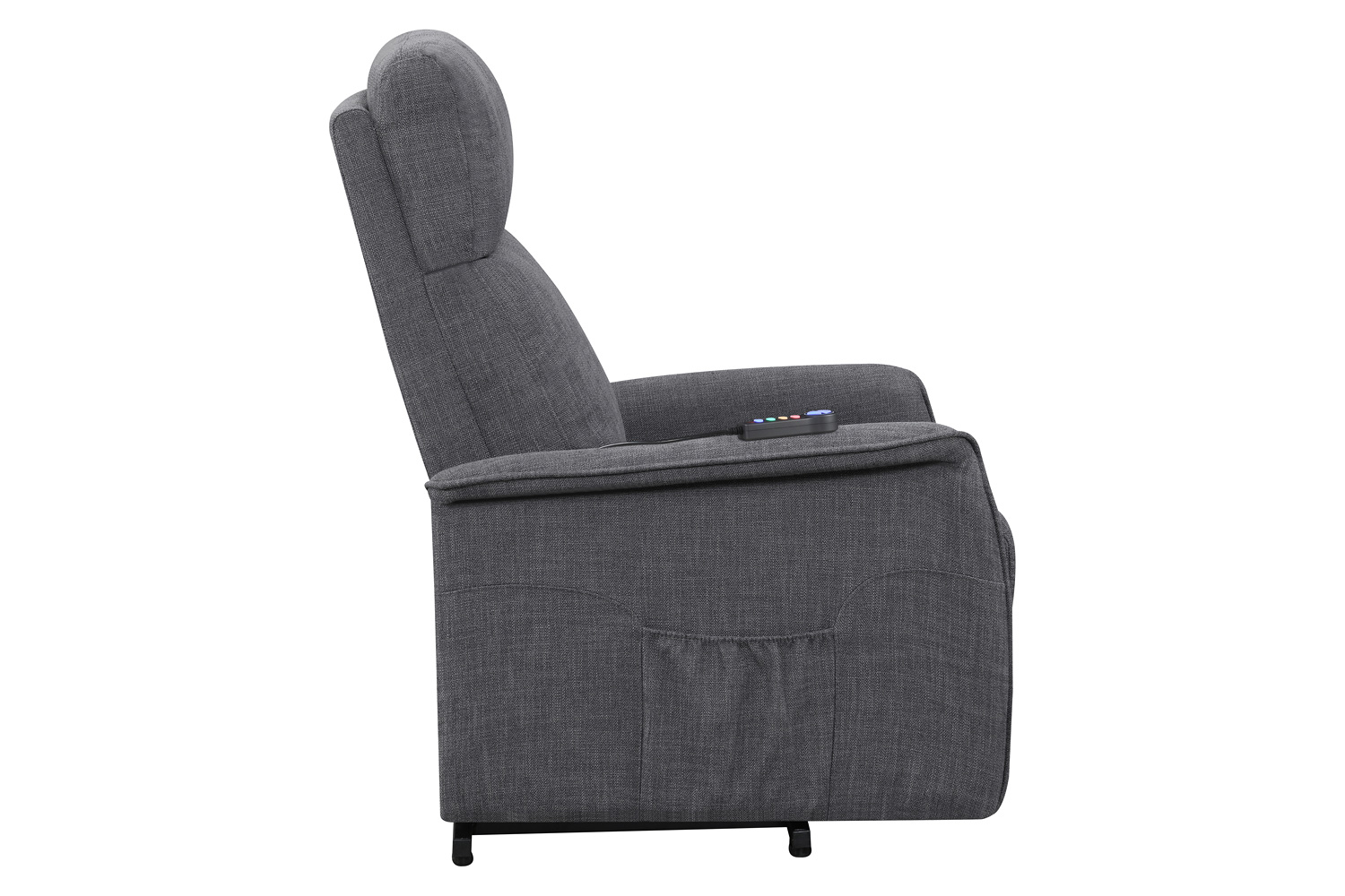 Coaster Power Lift Recliner with Wired Remote - Charcoal