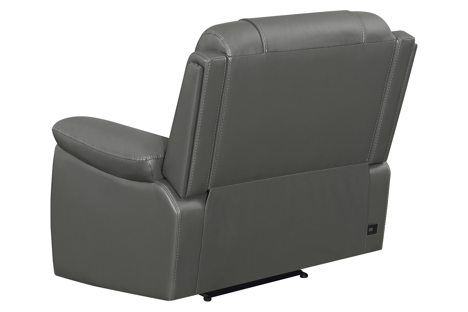 Coaster Flamenco Tufted Upholstered Recliner - Charcoal