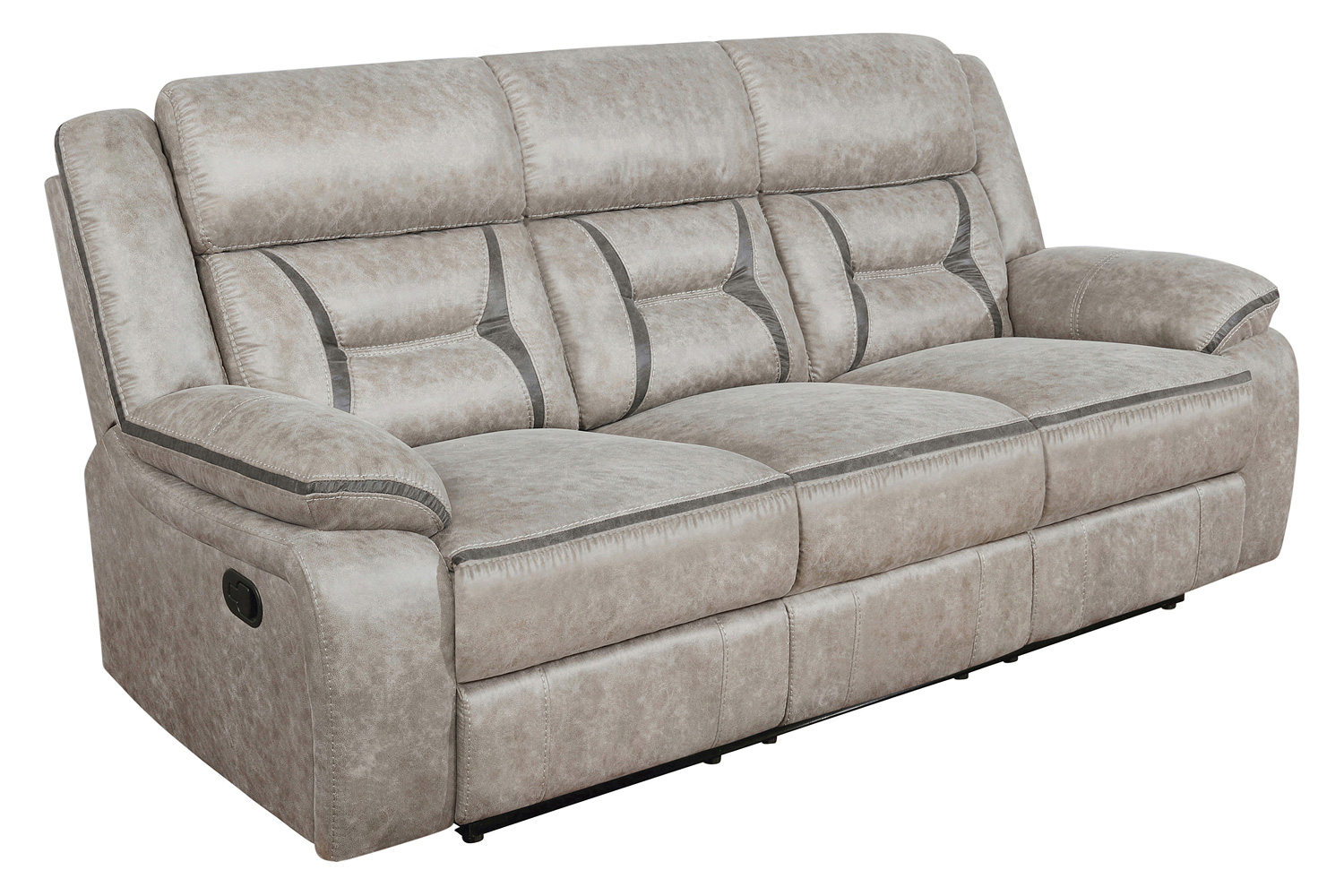 Coaster Greer Upholstered Tufted Living Room Set - Taupe