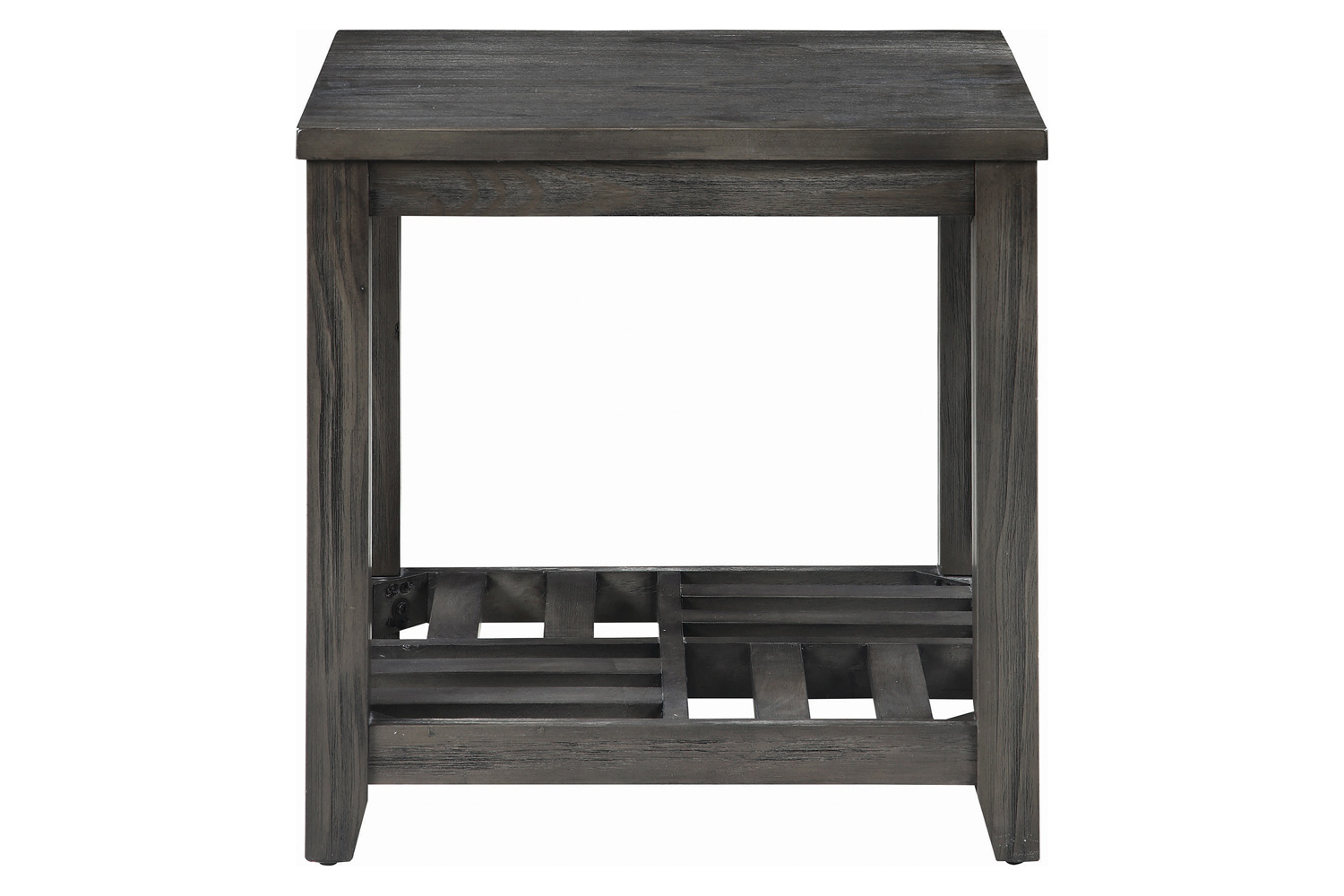 Coaster - 1-Shelf Rectangular End Table in Gray