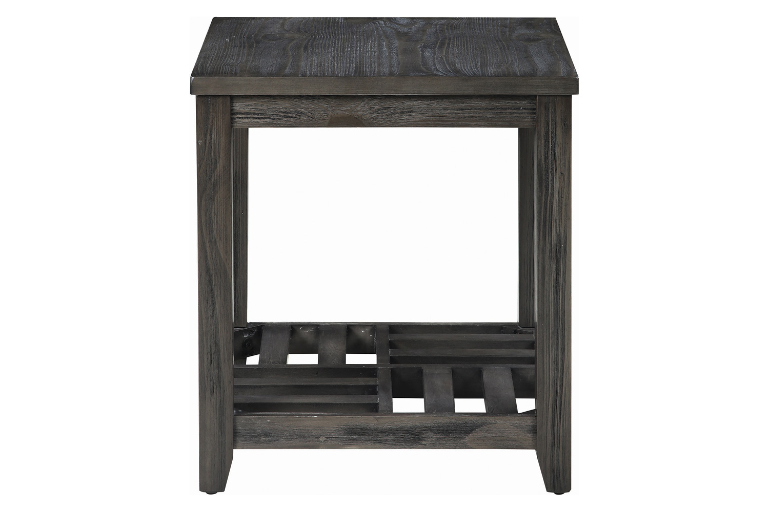 Coaster - 1-Shelf Rectangular End Table in Gray
