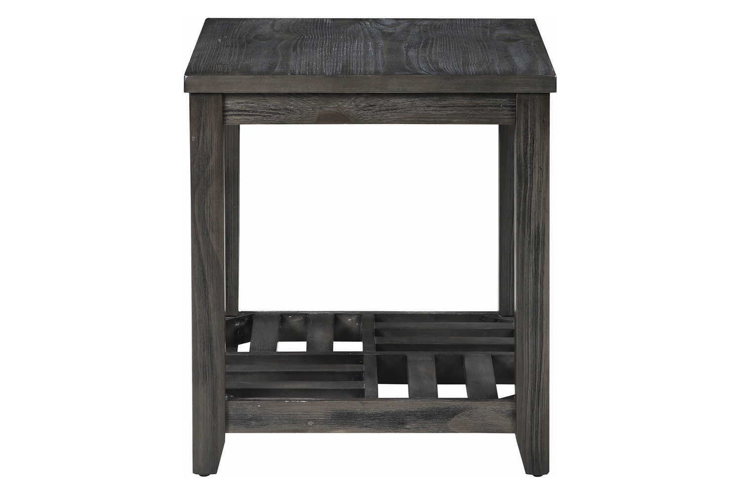 Coaster - 1-Shelf Rectangular End Table in Gray