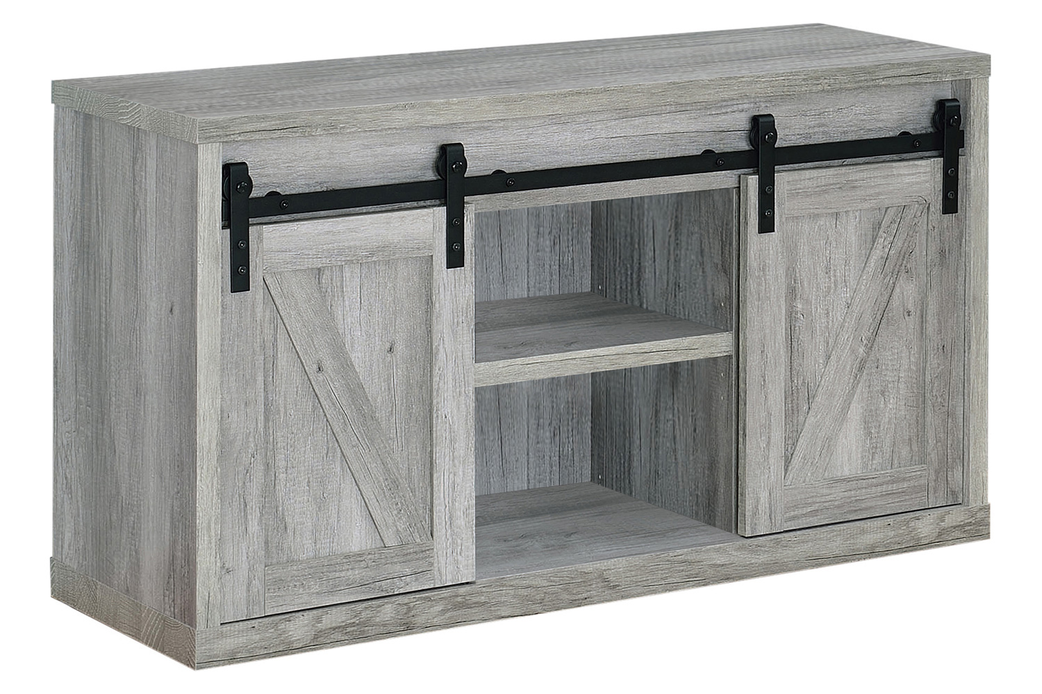 Coaster - 48-Inch 3-Shelf Sliding Doors TV Console