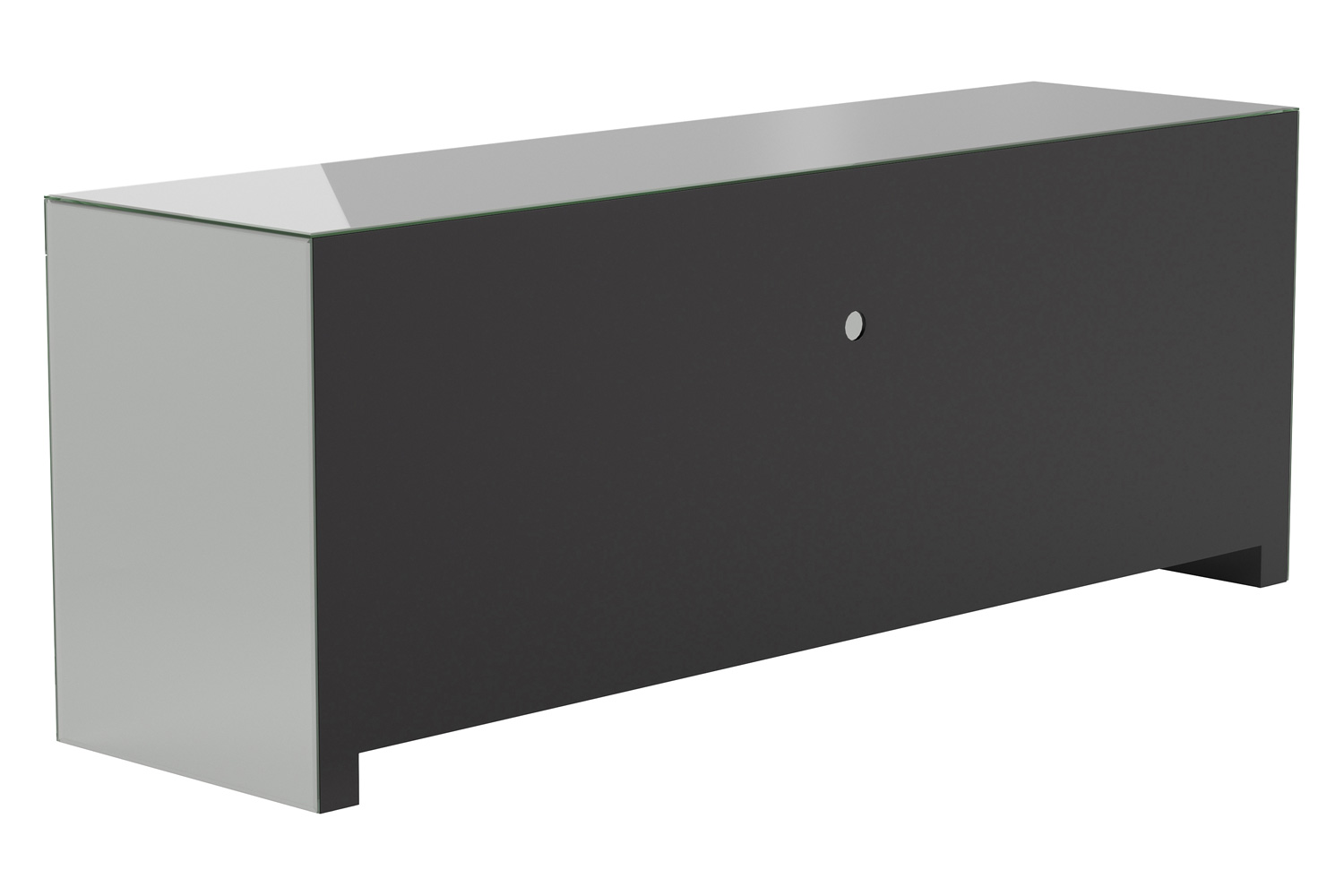 Coaster - 2-Door TV Console in Silver