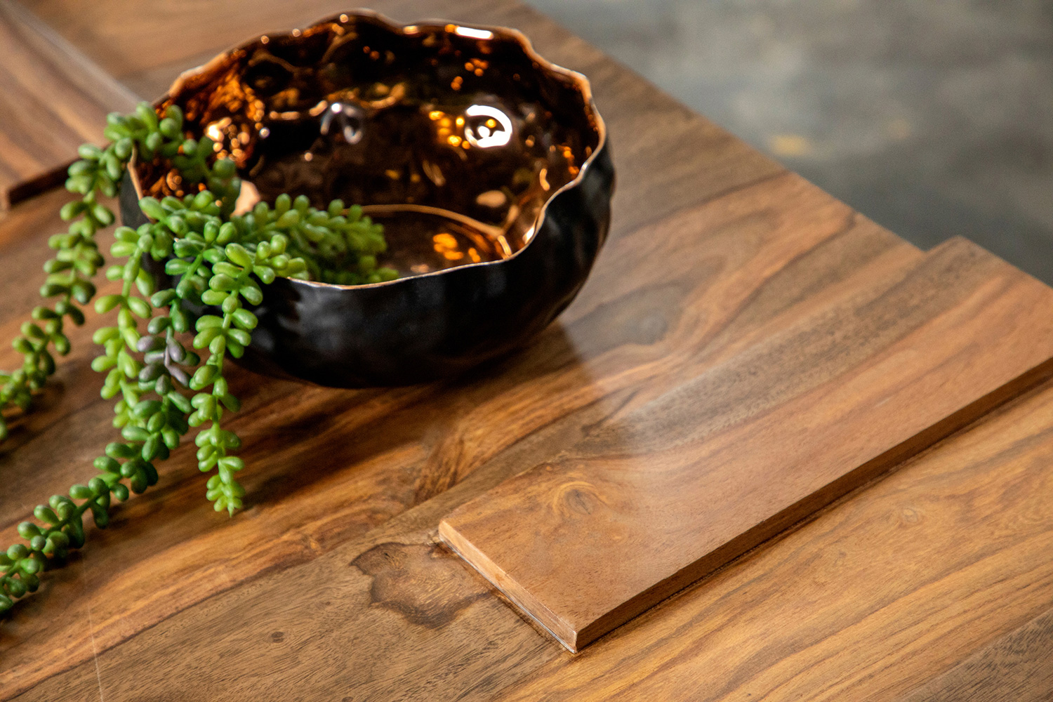 Coaster - Wooden Square Coffee Table in Natural Sheesham