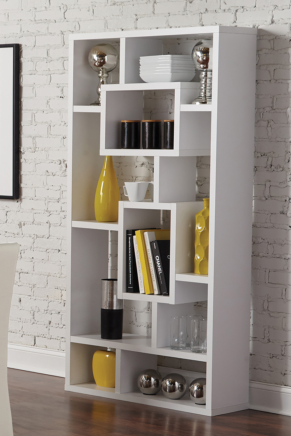Coaster Howie 10-Shelf Bookcase - White