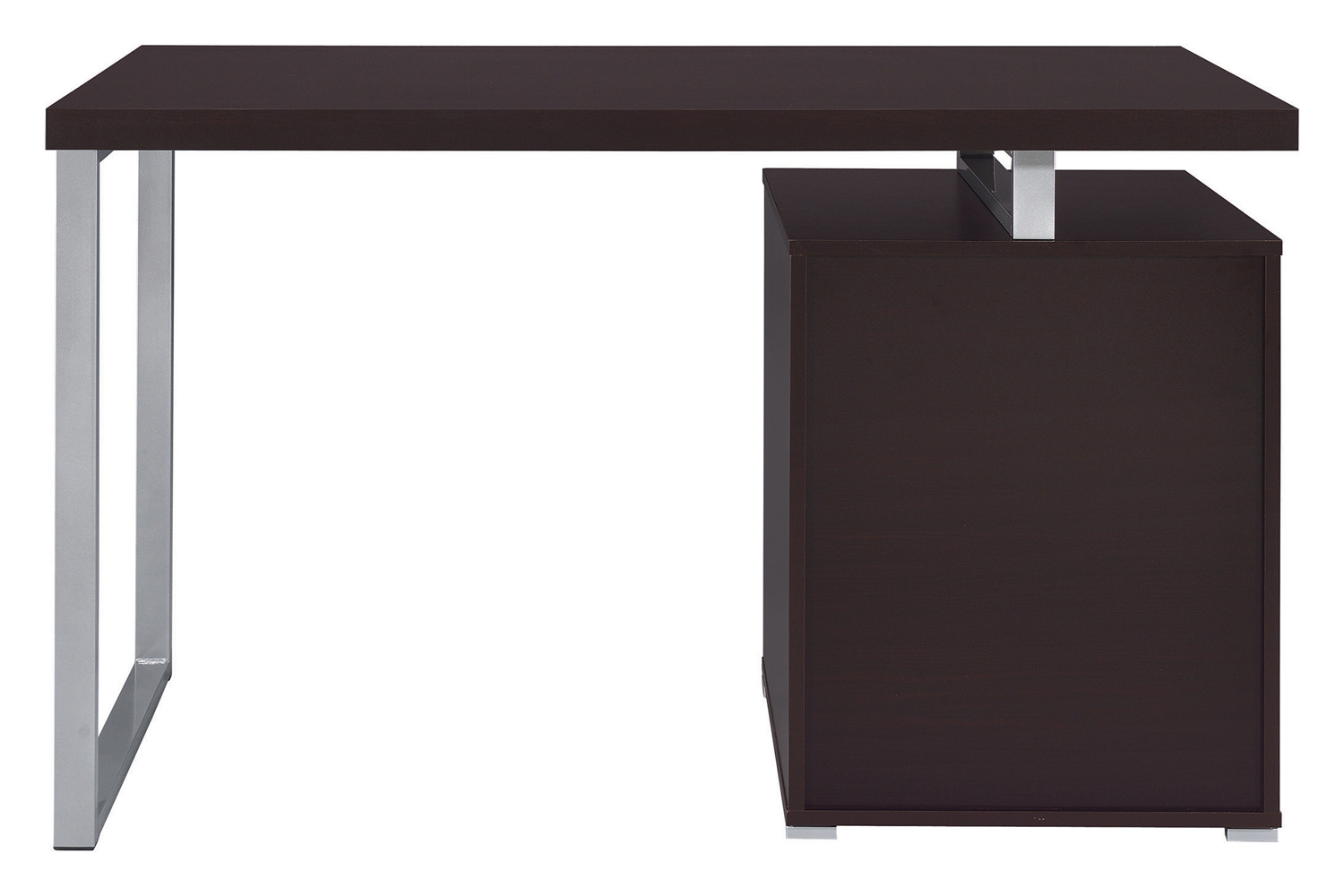 Coaster Brennan 3-Drawer Office Desk - Cappuccino