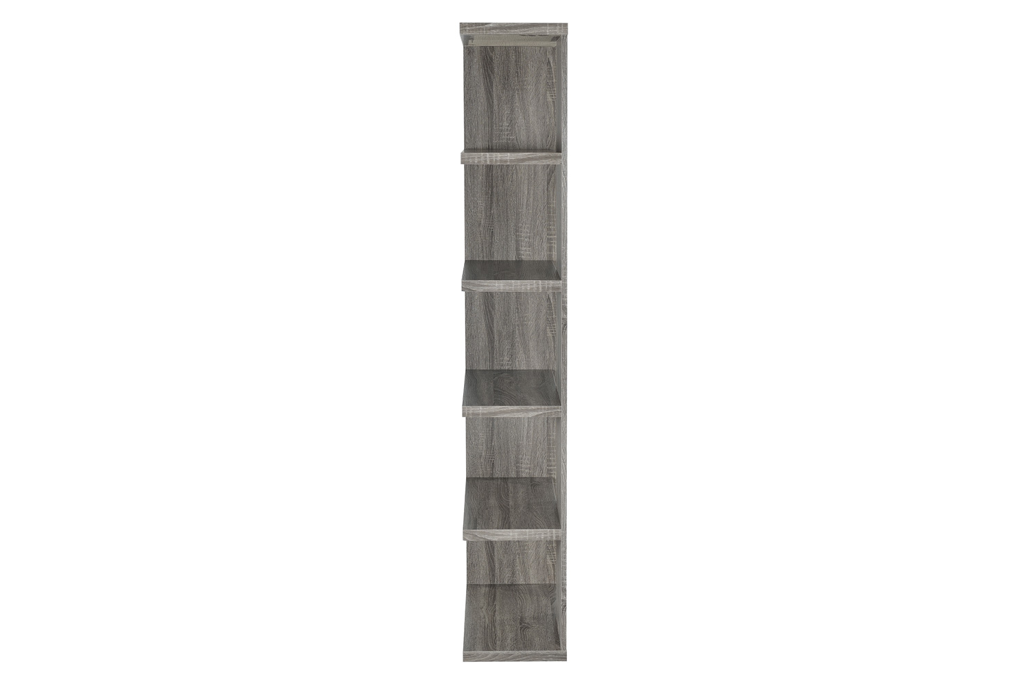 Coaster - 5-Tier Bookcase in Weathered Gray