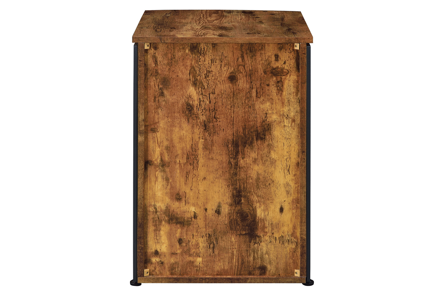 Coaster - Estrella 3-Drawer File Cabinet in Antique Nutmeg/Gunmetal