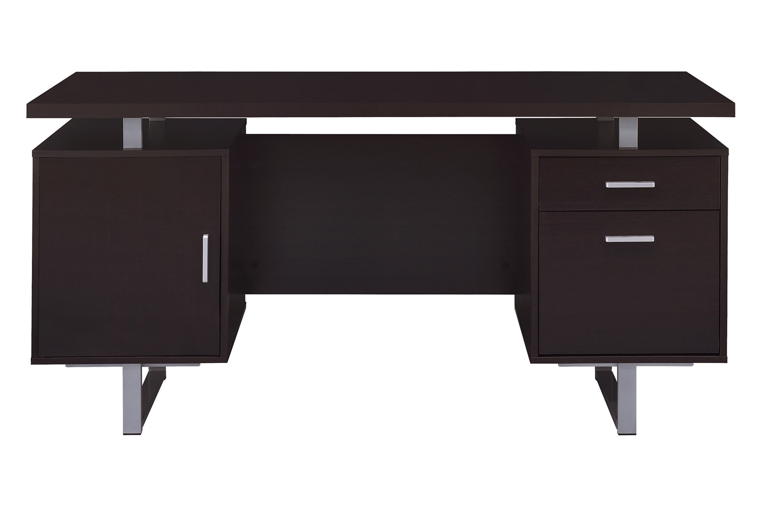 Coaster Lawtey Rectangular Storage Office Desk - Cappuccino
