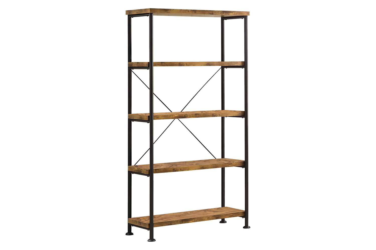 Coaster - Analiese 2-Piece 3-Drawer Writing Desk Set in Antique Nutmeg/Black