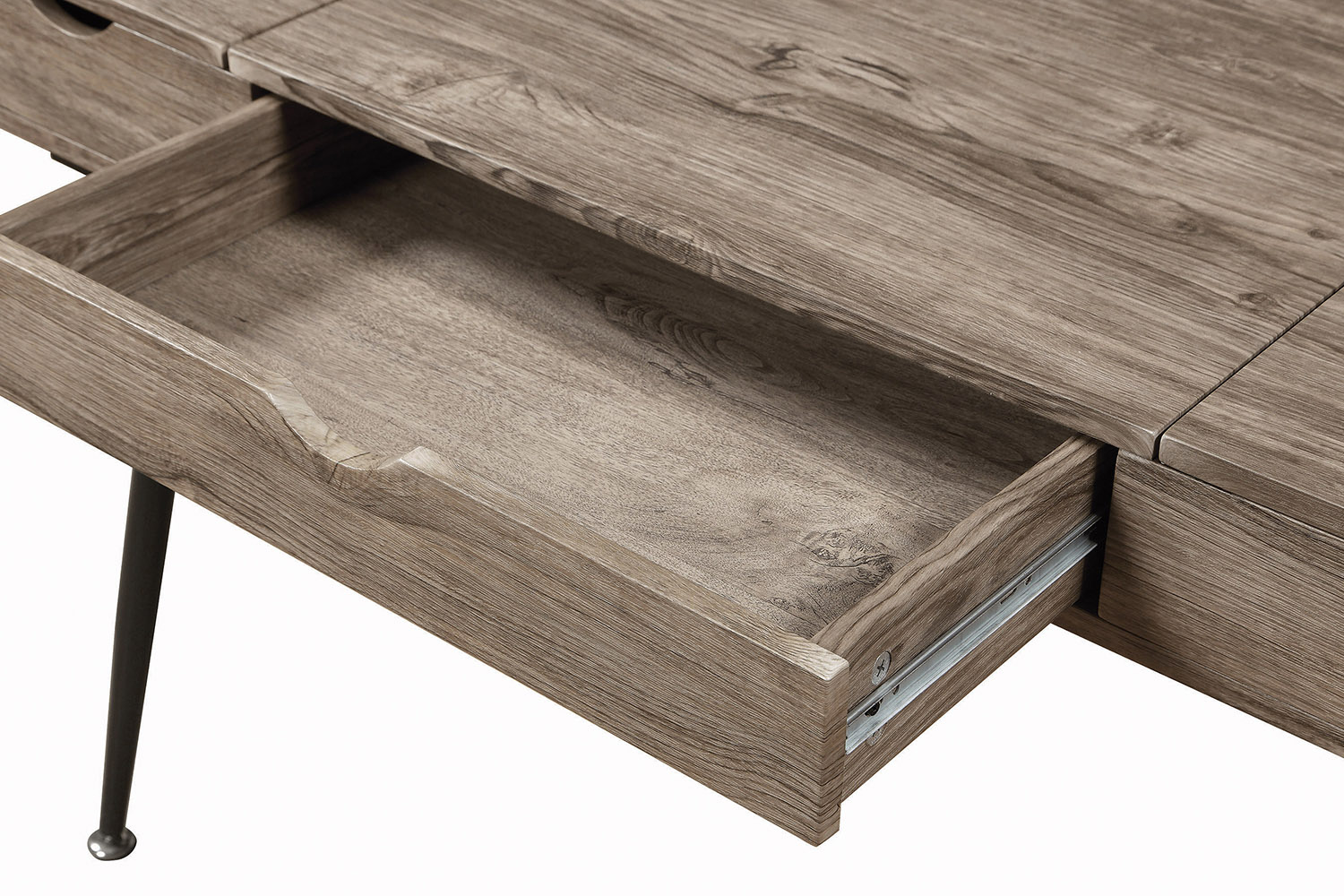 Coaster - Rafael 1-Drawer Writing Desk in Rustic Driftwood