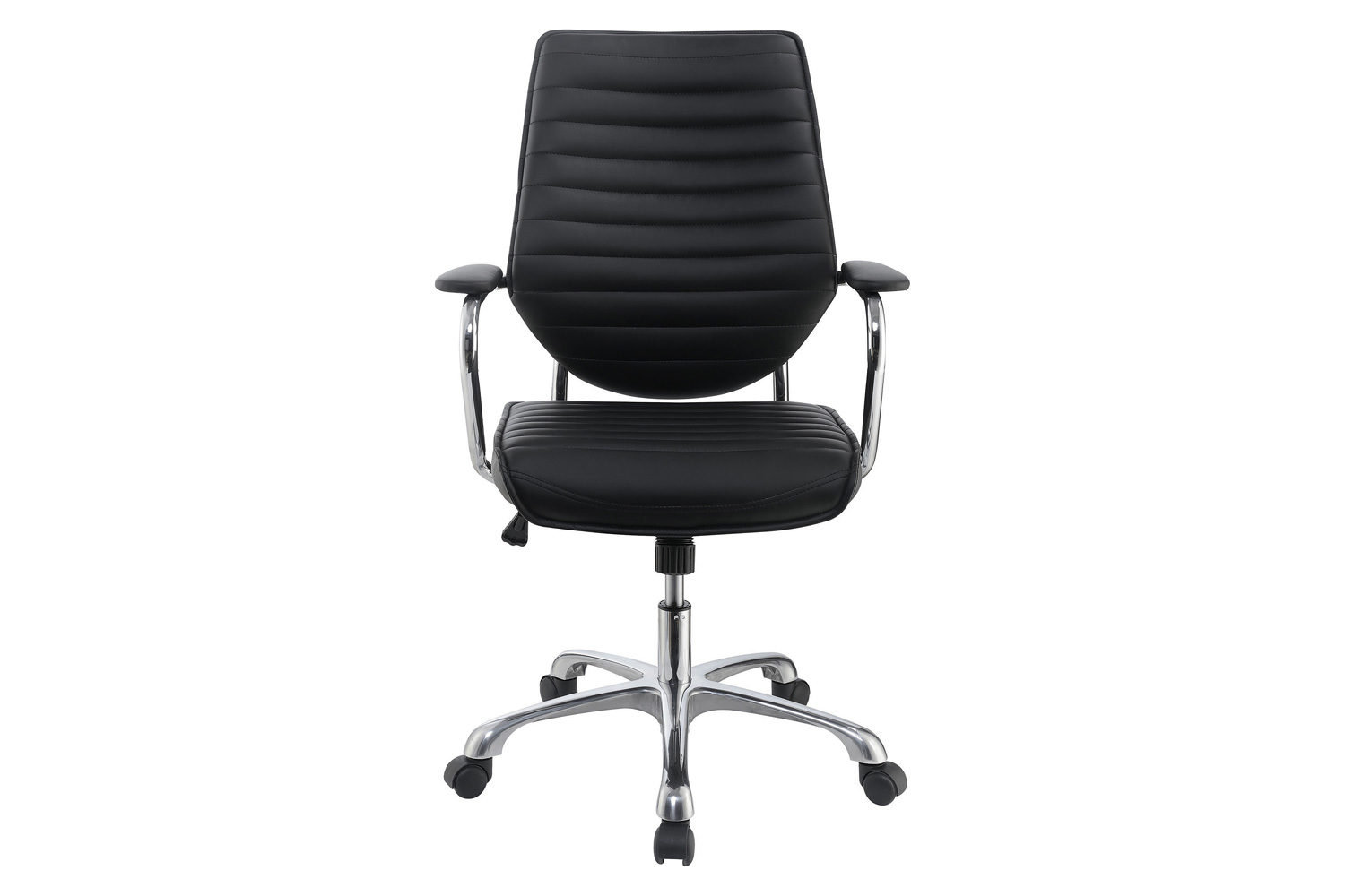 Coaster - High Back Office Chair in Black/Chrome