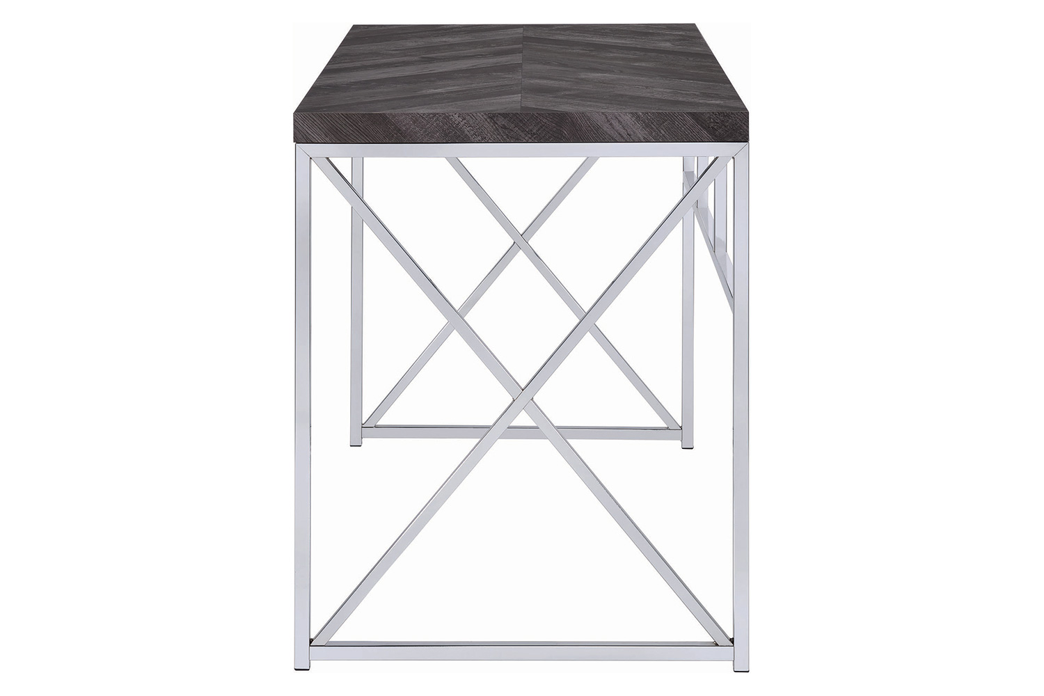 Coaster - Grimma Writing Desk in Rustic Gray/Herringbone